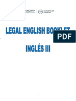 2022 Legal English Booklet Ingles III