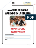 Portafolio Docente - Aprendo en Casa