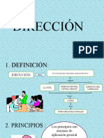 Principios y funciones de la dirección