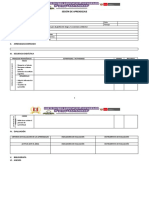 Formato Sesion de Aprendizaje Secundaria