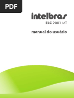 Manual Do Usuario ELC 2001 MT Central de Cerca Eletrica Com Modulo Interno