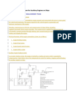 Air Motor Starting System For Auxiliary Engines On Ships