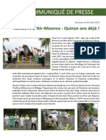 Communiqué de Presse - Crash Aérien 090822