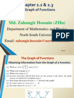 The Graph of Functions: Chapter 2.2 & 2.3
