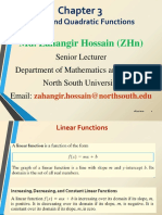 Lecture - 09 - Linear and Quadratic Functions - 3.1 - 3.3 - 3.4