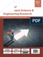Journal of Management Science & Engineering Research - Vol.4, Iss.1 March 2021