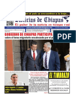 Periódico Noticias de Chiapas, Edición Virtual Miércoles 10 de Agosto de 2022