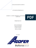 Evidencia 3 Cuadro Comparativo Indicadores de Gestión Logísticos