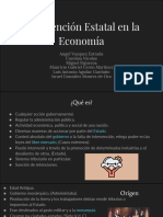 Intervención Estatal en La Economía