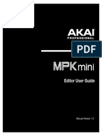 MPK Mini Editor - User Guide - V1.0