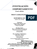 Investigacion Del Comportamiento Kerlinger