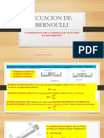 Ecuacion de Bernoulli