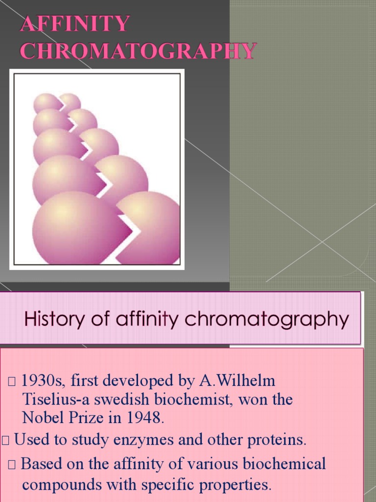 Affinity Chromatography PDF Protein Purification Ligand