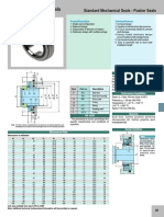 B100 / B800 Single Seals: Standard Mechanical Seals - Pusher Seals