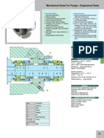 PP-D Dual Seals Mechanical Seals For Pumps