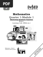 Quarter 1-Module 1: Mathematics