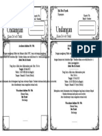 Contoh Undangan Tahlil PDF