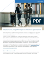 Adoption and Change Management Advanced Specialization