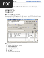 Tutorial Steady State Heat Transfer Calculation