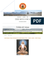 Types of Yoga: Register Login