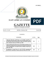 EAC GAZETTE No 20 of 25th July 2022