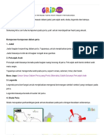 Komponen-Komponen Dalam Peta, Judul, Petunjuk Arah, Skala Dan Lainnya