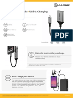 Combo Adapter: USB-C USB-C Audio USB-C Charging