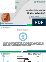 Sosialisasi Fitur DIVA (Digital Validation) : Dr. Widya Waskito