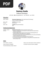 Samay Gada: Software Developer