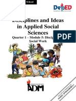 Disciplines and Ideas in Applied Social Sciences