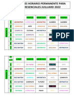 Horario Modificado Agosto Juilliard-Presencial 2022 Ulltimo