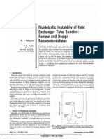 Fluidelastic Instability of Heat Exchanger Tube Bundles: Review and Design Recommendations