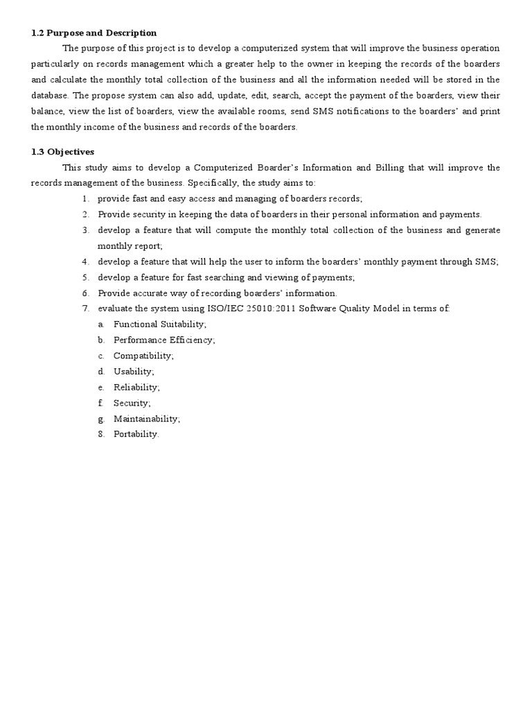 Sample Objective of The Study | PDF