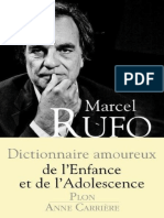 Dictionnaire Amoureux de L'enfance Et de L'adolescence