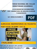 Ejercicios Respiratorios en Pacientes Post Covid - 19