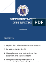 Differentiated Instruction Facilitating Learning
