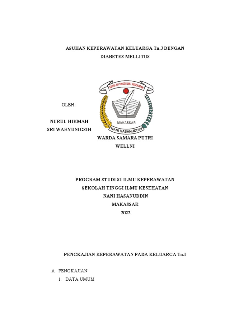 Askep Kep - Keluarga DM - A2 | PDF