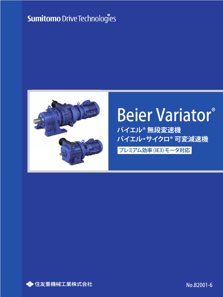 Beier Variator: B2001‐6.7̲hyo1:レイアウト 1 21/03/10 16:07 ページ 1 | PDF
