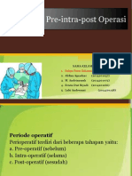 Persiapan Pre-intra-post Operasi