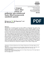 8 Low Velocity Impact and Compression After Impact Behaviour of Polyester Pin-Reinforced Foam Filled Honeycomb Sandwich Panels