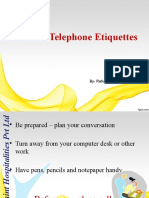 Telephone Etiquettes 1