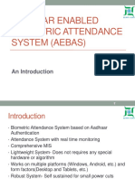 Aadhaar Enabled Biometric Attendance System (Aebas) : An Introduction