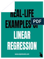 Real Life Examples of Linear Regression