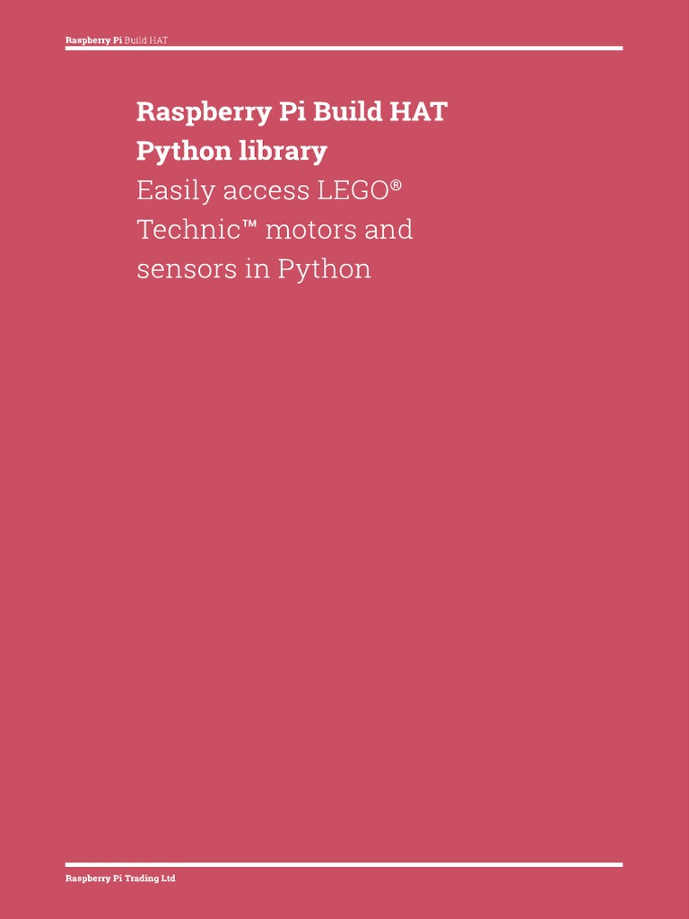 Build Hat Python Library | PDF | Copyright | License