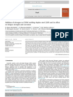 Addition of Nitrogen To GTAW Welding Duplex Steel 2205 and Its Effect On Fatigue Strength and Corrosion (2017)