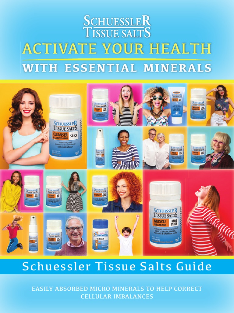 Schuessler Tissue Salts Overview Guide | PDF | Digestion | Dose ...