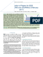 Preparation of Papers For IEEE Transactions and Journals (February 2017)