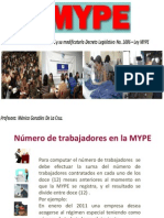 Calculo Del Numero de Trabajadores Mypes