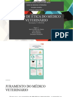 CÓDIGO DE ÉTICA DO MÉDICO VETERINÁRIO Pronto