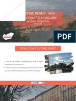 Getting Ready VISA Welcome To Hungary August 2021